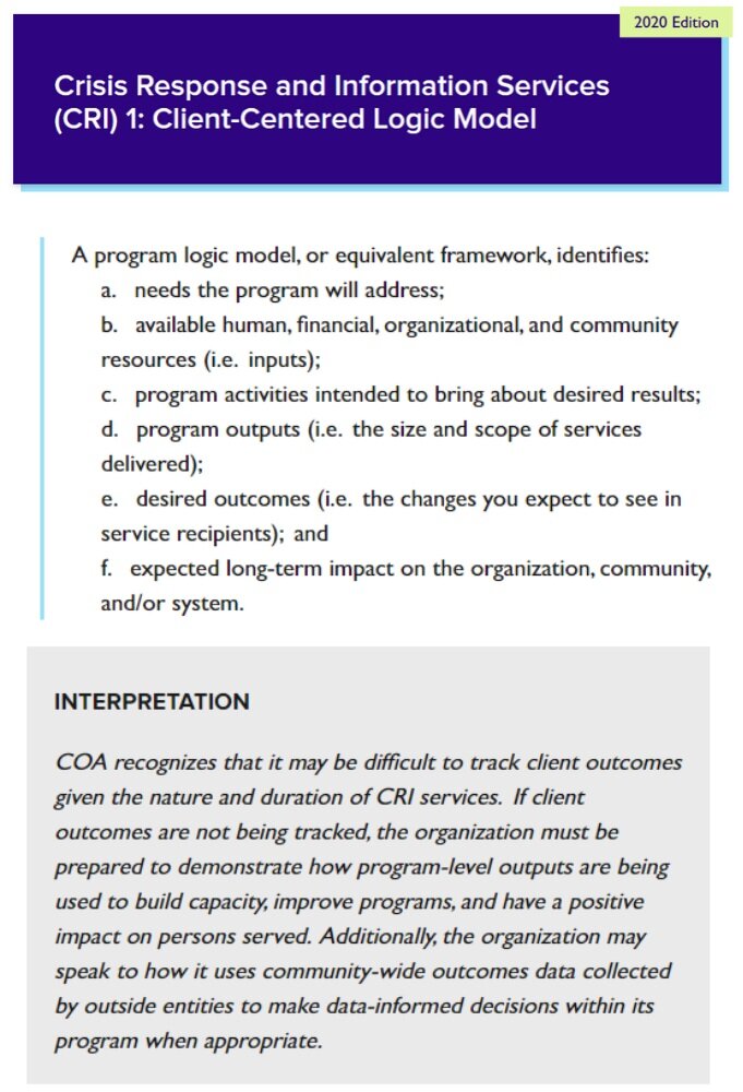 Cris Response and Information Services (CRI) 1