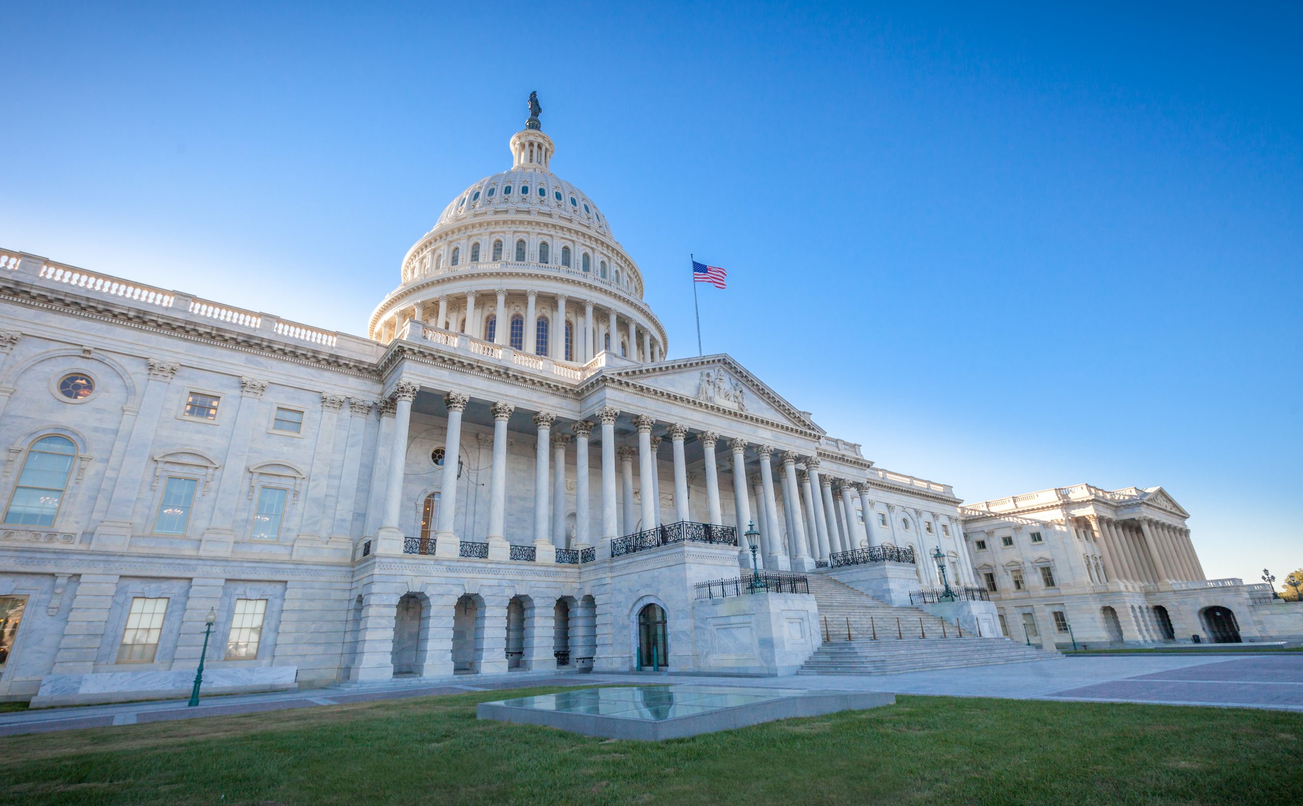 United States Capitol East Facade at angle