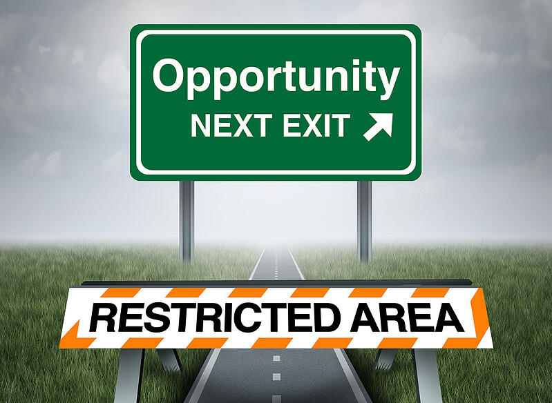 Opportunity Next Exit - Restricted Area