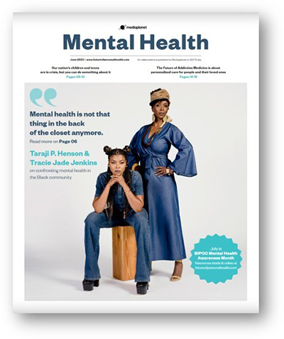 Cover image of the mental health supplement.